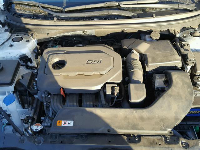 5NPE34AF2GH329190 - 2016 HYUNDAI SONATA SPO WHITE photo 7