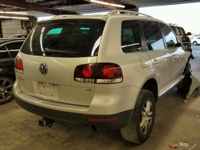 WVGBE77L58D031974 - 2008 VOLKSWAGEN TOUAREG 2 SILVER photo 4