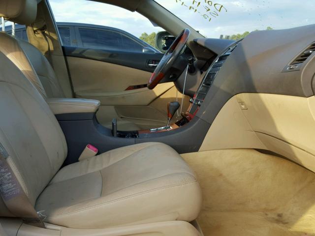 JTHBJ46G772135717 - 2007 LEXUS ES 350 GOLD photo 5