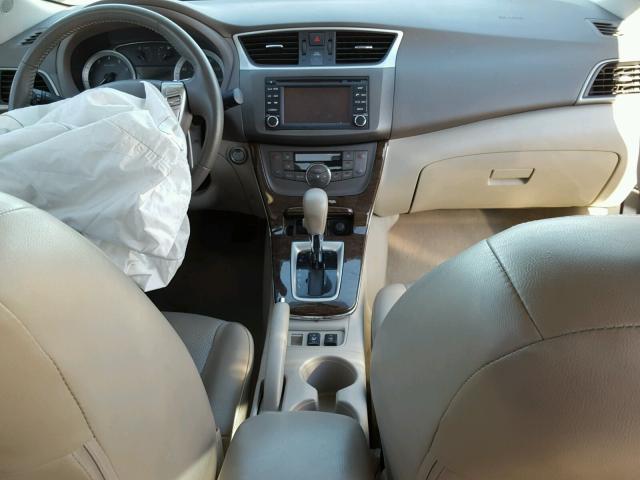 3N1AB7AP9DL688708 - 2013 NISSAN SENTRA S GRAY photo 9