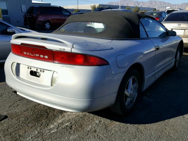 4A3AX35G7TE403839 - 1996 MITSUBISHI ECLIPSE SP SILVER photo 4