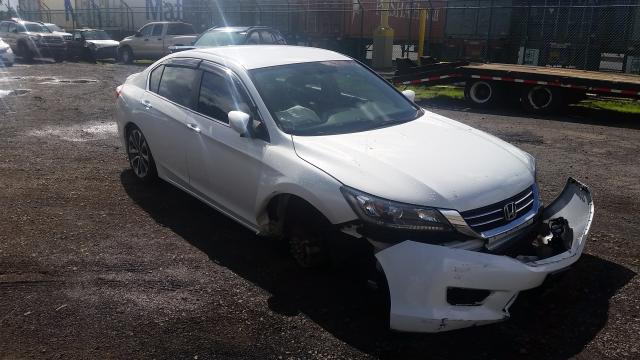 1HGCR2F52EA088313 - 2014 HONDA ACCORD SPO WHITE photo 1