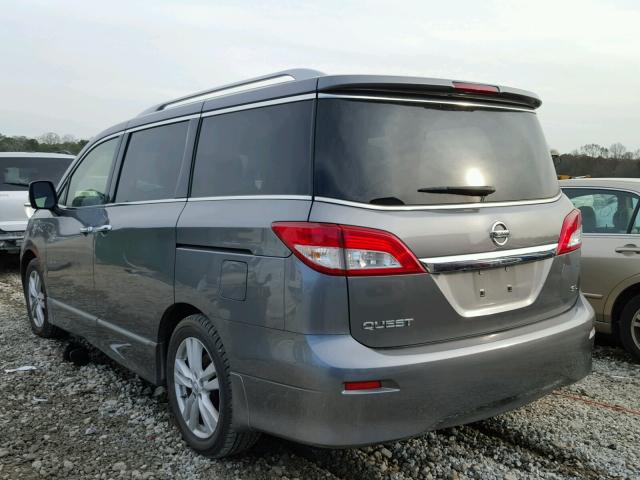 JN8AE2KP0F9130414 - 2015 NISSAN QUEST S GRAY photo 3