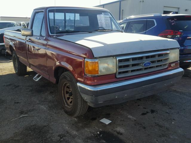 1FTDF15N0MLA29948 - 1991 FORD F150 RED photo 1