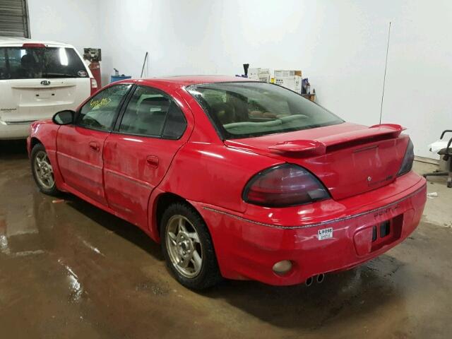 1G2NW52E63C295767 - 2003 PONTIAC GRAND AM G RED photo 3