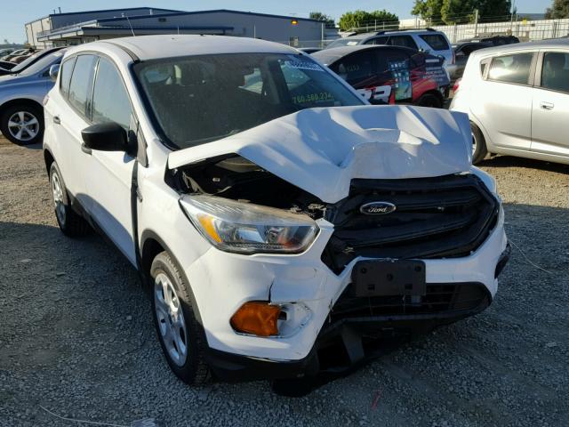 1FMCU0F74HUA14876 - 2017 FORD ESCAPE S WHITE photo 1