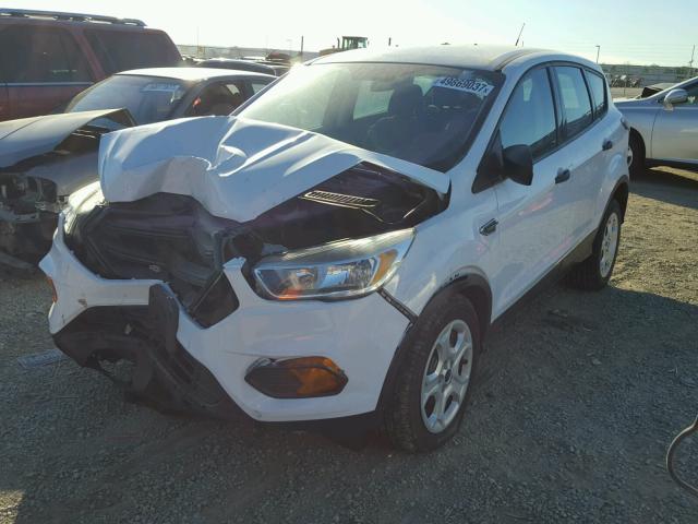 1FMCU0F74HUA14876 - 2017 FORD ESCAPE S WHITE photo 2