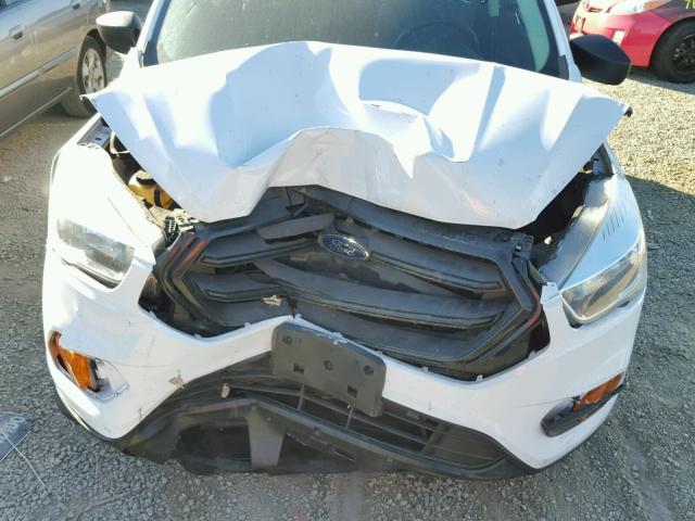 1FMCU0F74HUA14876 - 2017 FORD ESCAPE S WHITE photo 7