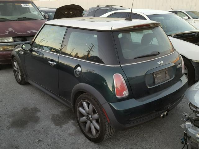 WMWRE33445TD93368 - 2005 MINI COOPER S GREEN photo 3