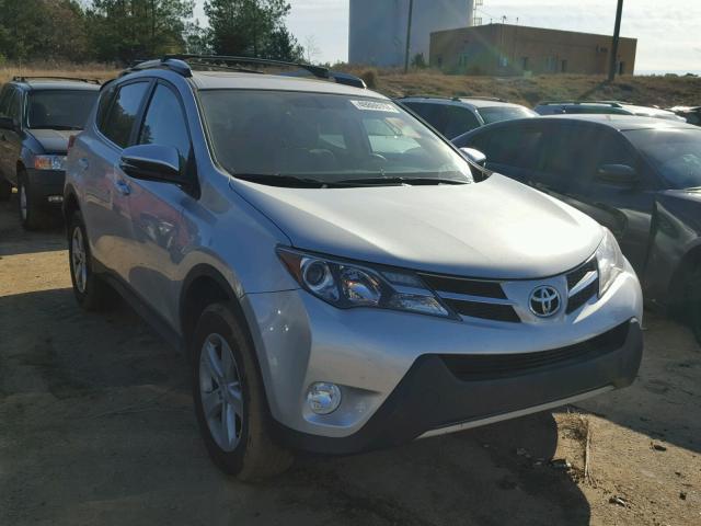 2T3WFREV5DW009277 - 2013 TOYOTA RAV4 XLE SILVER photo 1