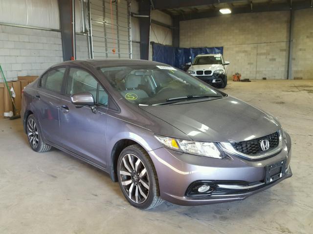 2HGFB2F96EH535036 - 2014 HONDA CIVIC EXL CHARCOAL photo 1