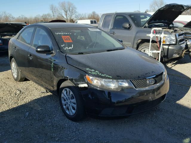 KNAFU4A22B5442528 - 2011 KIA FORTE EX BLACK photo 1