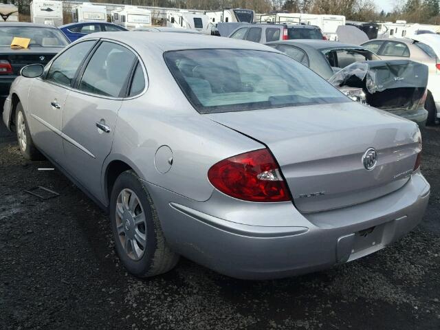 2G4WC582971205606 - 2007 BUICK LACROSSE C SILVER photo 3