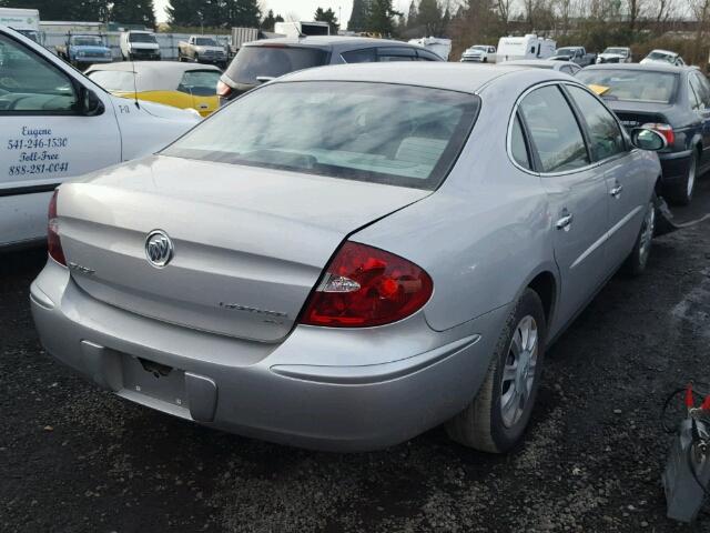 2G4WC582971205606 - 2007 BUICK LACROSSE C SILVER photo 4