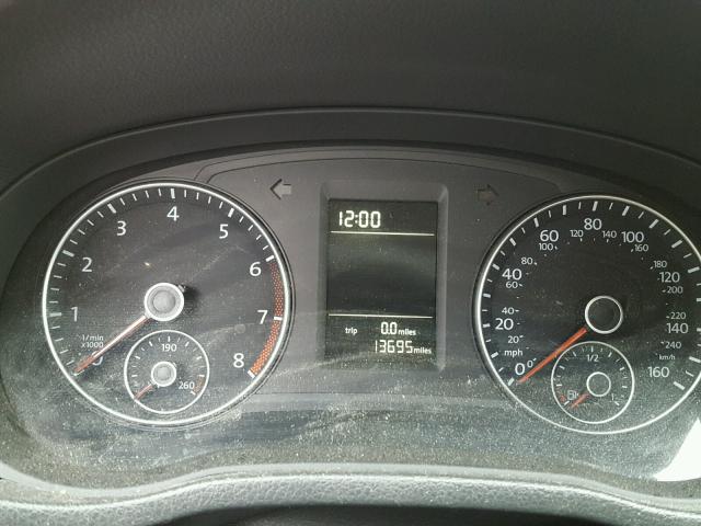 1VWAS7A3XEC064792 - 2014 VOLKSWAGEN PASSAT S შავი ფოტო 8