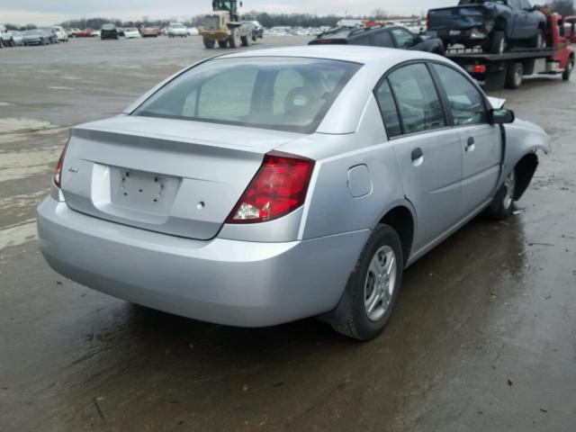 1G8AG52F54Z112772 - 2004 SATURN ION LEVEL GRAY photo 4