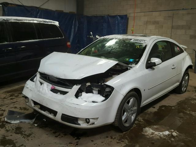 1G1AL18F077343914 - 2007 CHEVROLET COBALT LT WHITE photo 2