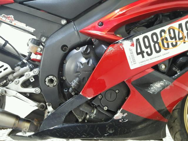 JYARJ16E39A018282 - 2009 YAMAHA YZFR6 RED photo 12