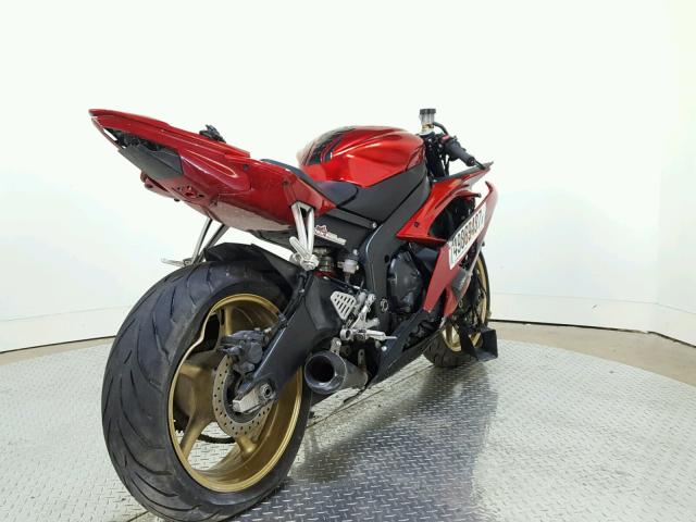 JYARJ16E39A018282 - 2009 YAMAHA YZFR6 RED photo 8