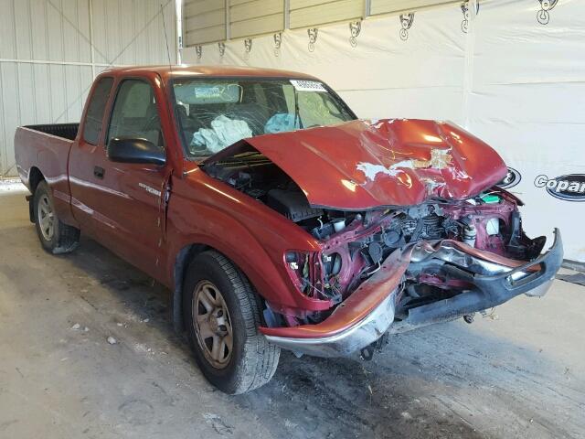 5TEVL52N64Z392281 - 2004 TOYOTA TACOMA XTR BURGUNDY photo 1