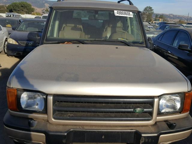 SALTY1542YA272359 - 2000 LAND ROVER DISCOVERY TAN photo 9