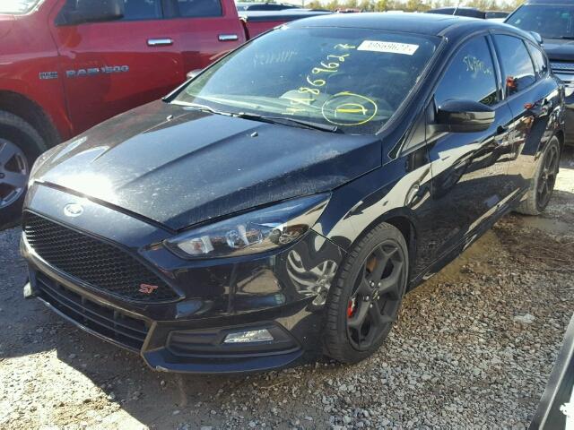 1FADP3L97FL230589 - 2015 FORD FOCUS ST BLACK photo 2