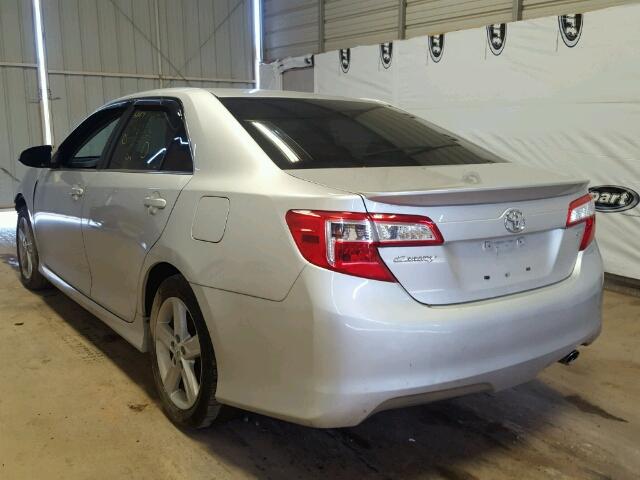 4T1BF1FKXDU251673 - 2013 TOYOTA CAMRY L SILVER photo 3