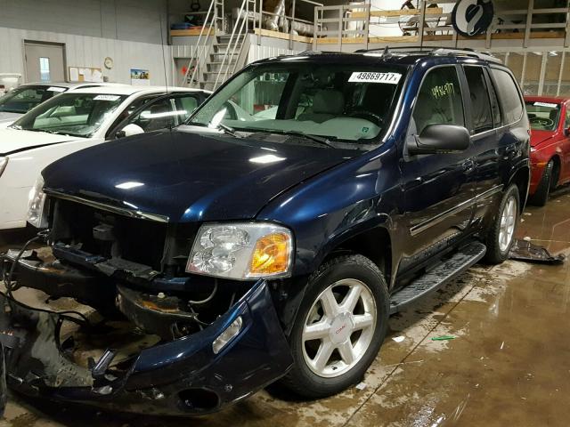 1GKDT13S382211712 - 2008 GMC ENVOY BLUE photo 2