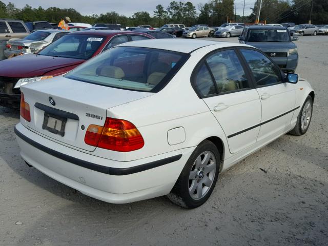 WBAEV33433KL79279 - 2003 BMW 325 I WHITE photo 4