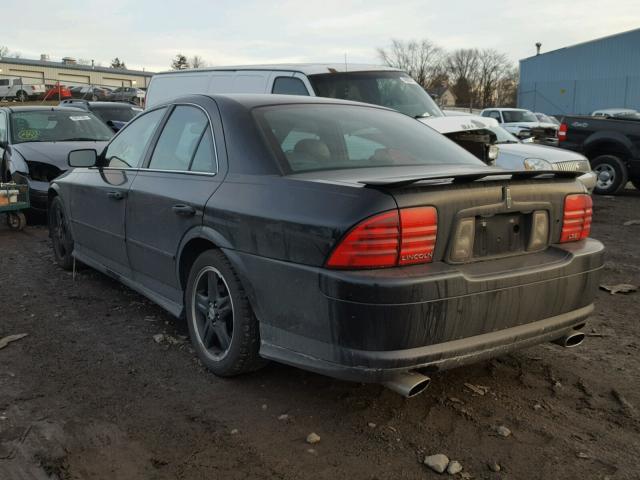 1LNHM87A42Y692753 - 2002 LINCOLN LS BLACK photo 3