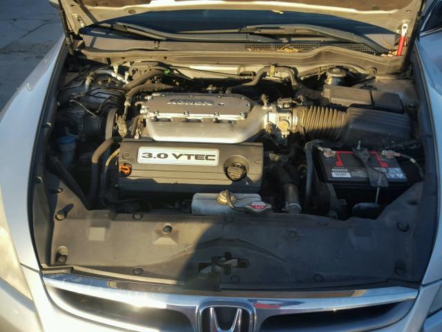 1HGCM66447A008395 - 2007 HONDA ACCORD SE SILVER photo 7