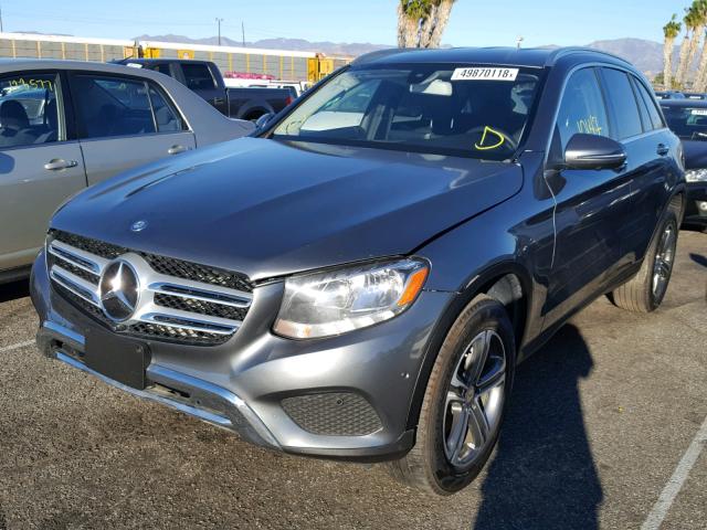 WDC0G4JBXGF042101 - 2016 MERCEDES-BENZ GLC 300 GRAY photo 2