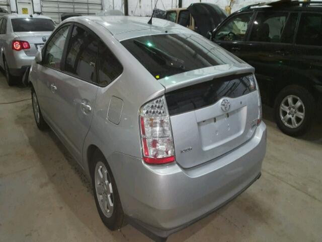 JTDKB20U277570049 - 2007 TOYOTA PRIUS SILVER photo 3