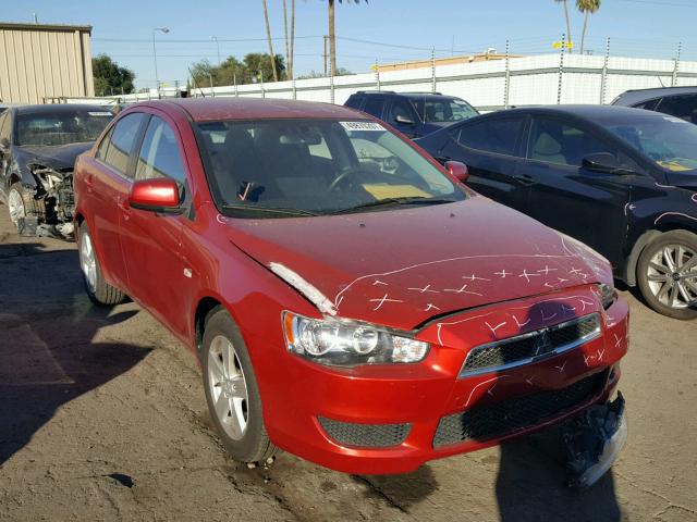 JA3AU26U78U046538 - 2008 MITSUBISHI LANCER ES RED photo 1