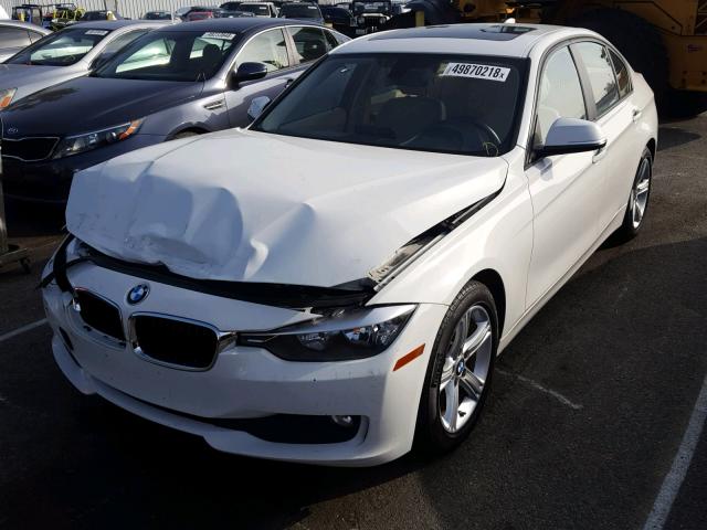 WBA3D3C56EK155493 - 2014 BMW 328 D WHITE photo 2
