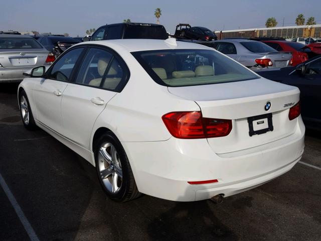 WBA3D3C56EK155493 - 2014 BMW 328 D WHITE photo 3