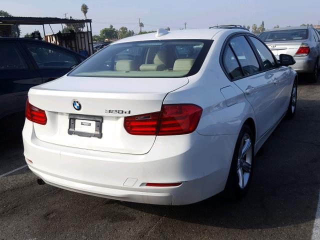WBA3D3C56EK155493 - 2014 BMW 328 D WHITE photo 4