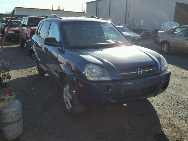 KM8JM12B95U114362 - 2005 HYUNDAI TUCSON GL BLUE photo 1