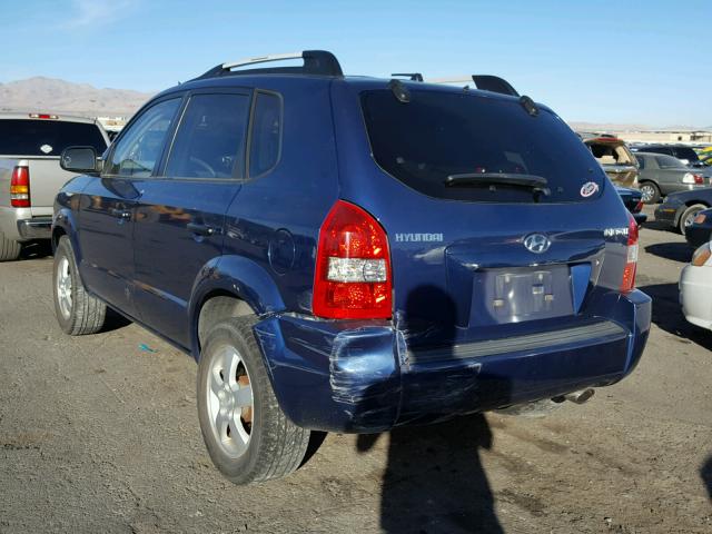 KM8JM12B95U114362 - 2005 HYUNDAI TUCSON GL BLUE photo 3