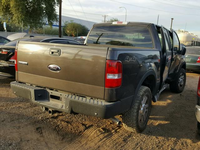 1FTPW14V27KD61351 - 2007 FORD F150 SUPER GRAY photo 4