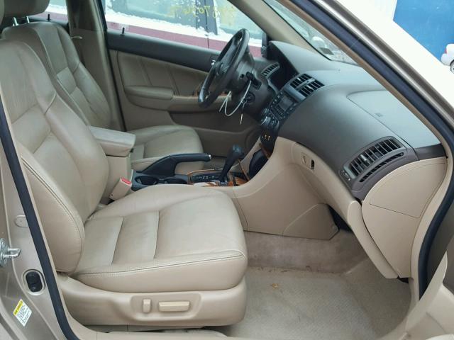 1HGCM66575A006999 - 2005 HONDA ACCORD EX TAN photo 5