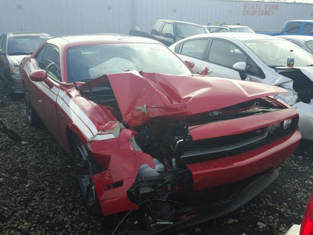 2C3CDYBT3DH531299 - 2013 DODGE CHALLENGER RED photo 1