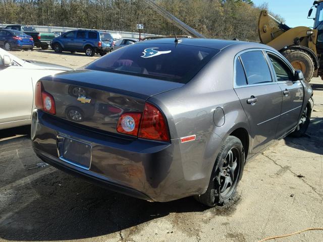 1G1ZB5EB1AF248208 - 2010 CHEVROLET MALIBU LS GRAY photo 4