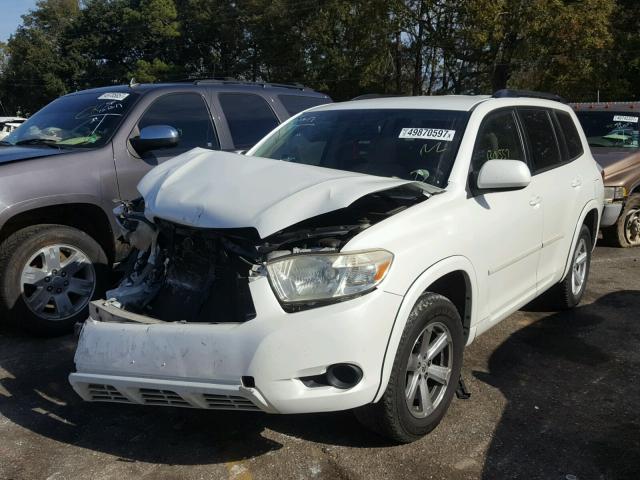 JTEES41A982091294 - 2008 TOYOTA HIGHLANDER WHITE photo 2