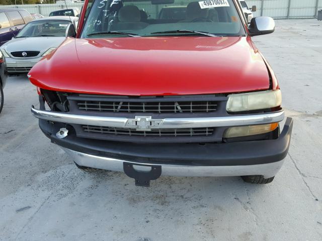 1GCEC19V6XZ166871 - 1999 CHEVROLET SILVERADO RED photo 7