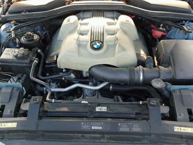 WBAEH73405B193880 - 2005 BMW 645 CI AUT Turquoise photo 7