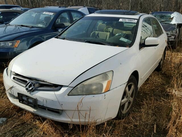 1HGCM56613A008926 - 2003 HONDA ACCORD EX WHITE photo 2