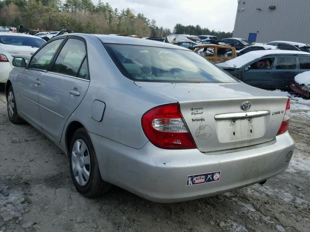 4T1BE32K43U700641 - 2003 TOYOTA CAMRY LE SILVER photo 3