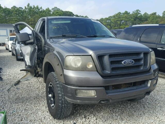 1FTRF14WX4NA44560 - 2004 FORD F150 GRAY photo 1