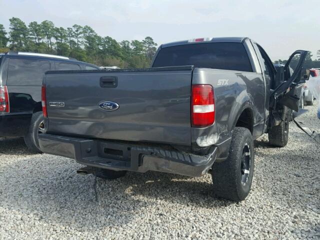 1FTRF14WX4NA44560 - 2004 FORD F150 GRAY photo 4